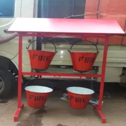Fire Bucket Stand, Material Mild Steel MS