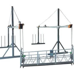 Suspended Cradle System Hanging Platform, Type Of Mast Double Mast