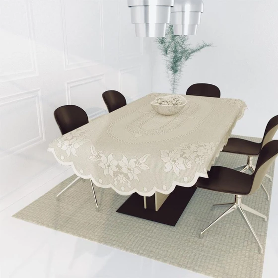 Poly Plain Table Cover — Knitted disposable