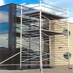 Scaffold Ladder Beam, Color Aluminium