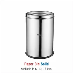 Stainless Steel Dustbin, Structure Open Top