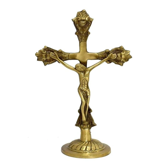 Antique Church Cross — Brass material 6 to 8