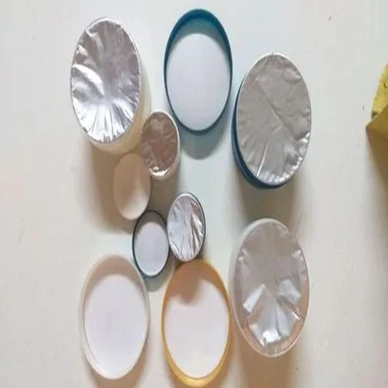 Cosmetics Foil Seal — White colour Aluminum material