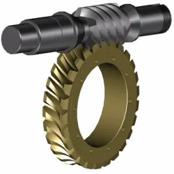 Industrial Worm Gear, Pressure Angle Degree 20