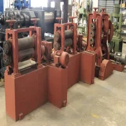 6 x 18 Three Roll Rubber Calender Machine, 75 HP, I Deal In New Only