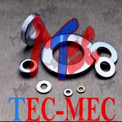 Knurled C Washer, Material Carbon Steel