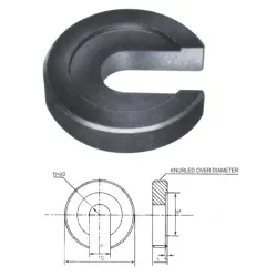 C Washer, Material Grade EN 8