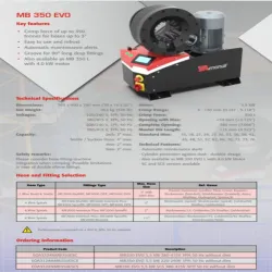 Hydraulic Hose Crimping Machine, Diameter Mm 124MM