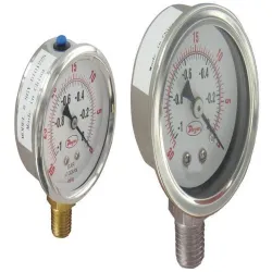 Analog Pressure Gauge, Connection Size 18 inch