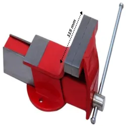 Schraubstock and Cast Iron Drill Bench Vice, Base Type Fixed, Material Cast Iron