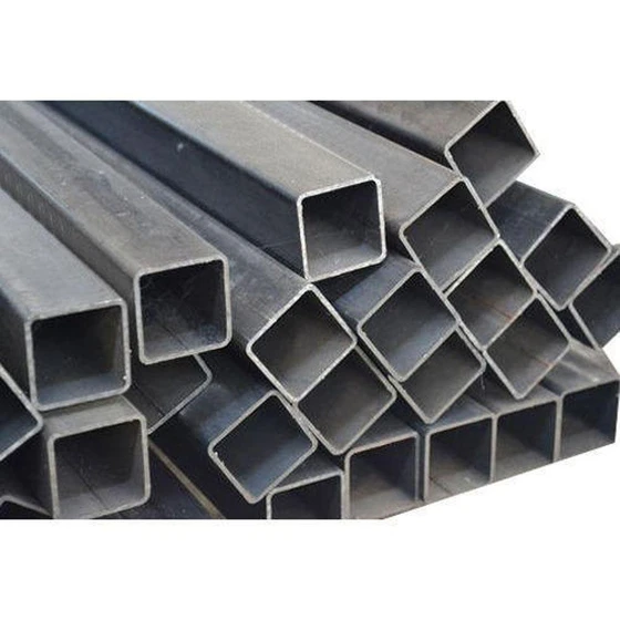 Ms Square Pipe — Silver color 6 meter length