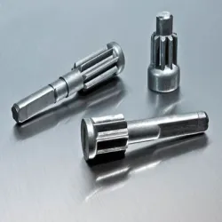 45 Degree Helical Gear Shaft, Hardness 55 - 60 HRC