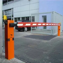 Semi Automatic Road Boom Barrier, Color Red