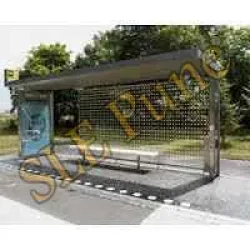 Bus shelter, Material Steel
