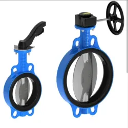 Pneumatic Wafer Type Butterfly Valve, Power Hydraulic