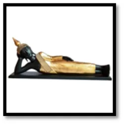 Resin Buddha Statue, For Interior Decor, SizeDimension Height 5, Material Resin