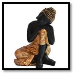 Meditation Buddha Statue, Finish Glossy