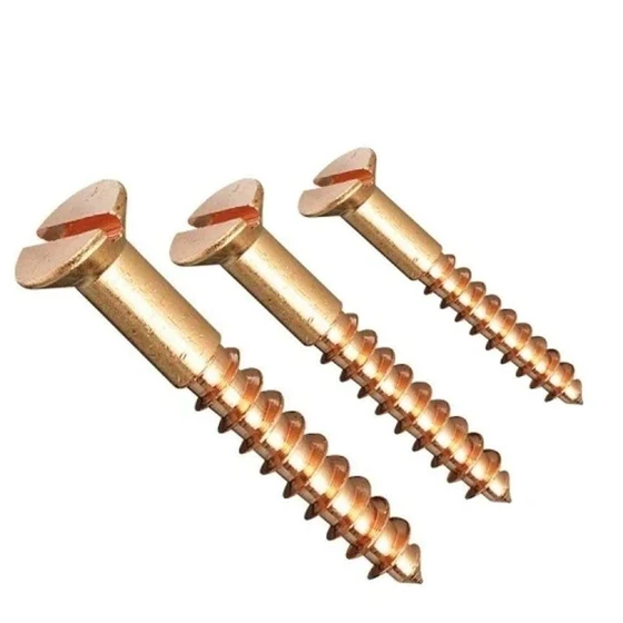 Brass Wood Screws — Furniture Fitting usage