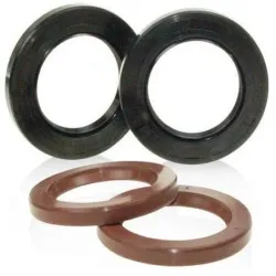PVC And Rubber Oil Seals, Color Brown