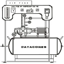 Air Compressor Test Rig, Brand J Tech Instruments