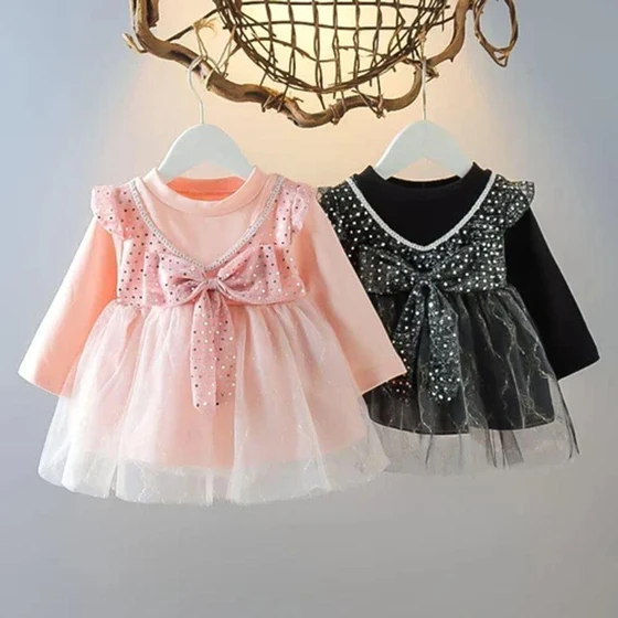 Imported Baby Girl Frocks — M s size all colors