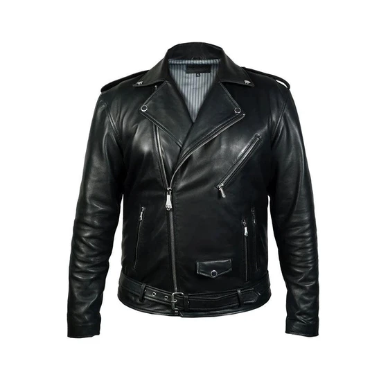 Leather Biker Jacket — Autumn And Winter Jacket