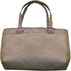 Banana Fiber Handbag Long Strip Ladies Shoulder Bag