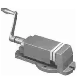 Bharat Tools Cast Iron Precision Milling Vise 2 Way, Material Cast Iron