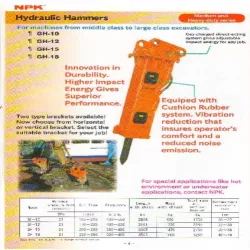 Rock Breaker suitable for JCB 3DXAll Backhoes, Material Mild Steel