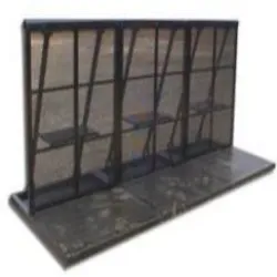 Crowd Control Barrier, Size 6ft X 5ft