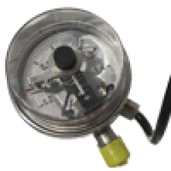 MS Body Pressure Gauge, Pointer Material Aluminium Black