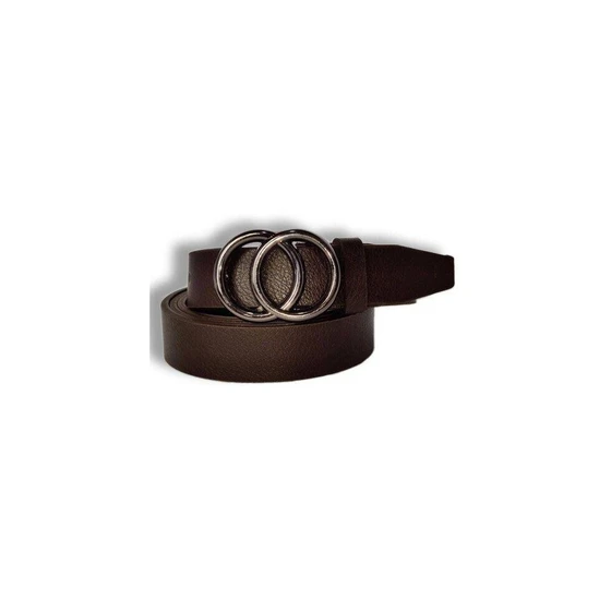 Fashion Leather Belts — Gray buckle color comfortable
