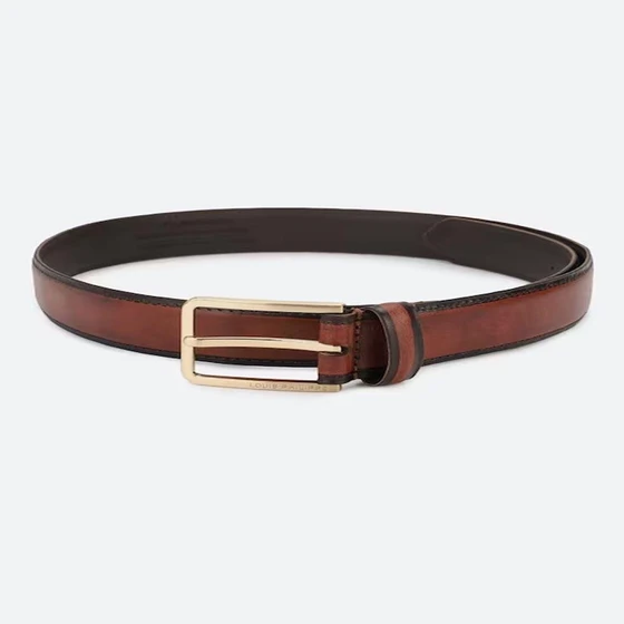 Solid Leather Belt — Formal wear usage plain