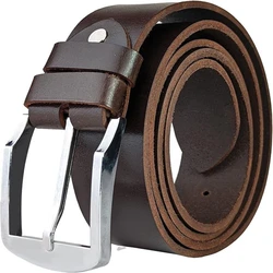 Pure Brown Leather Belt