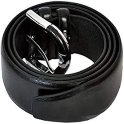 Crazy Black Smooth Belts