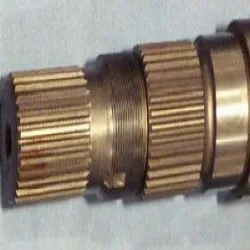 MS Spline Shaft, Color Silver