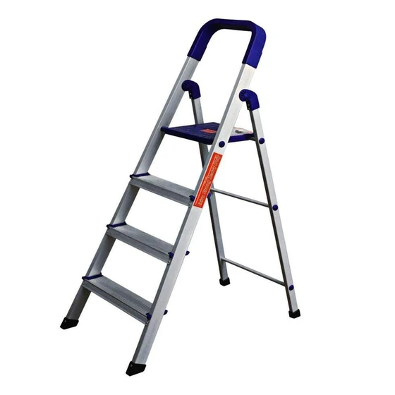 Aluminium Folding Ladder — Construction usage Polished