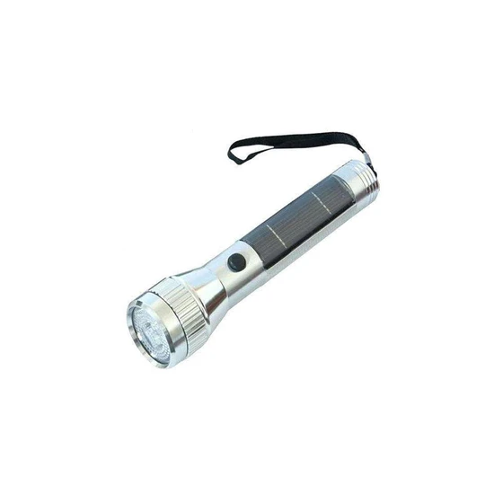 Solar Flashlight — Ni Cd Rechargeable Batteries