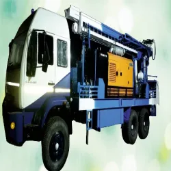 Rotary Truck Mounted Deep Water Well Drilling, Drilling Depth 50 meters