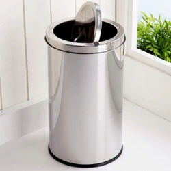 Swing Stainless Steel Dustbin