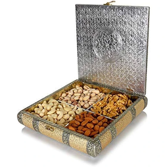 Dry Fruit Boxes — Paper Material Multicolor