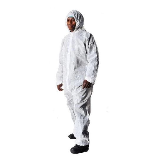 Plain Disposable Coveralls — Hospital laboratorial