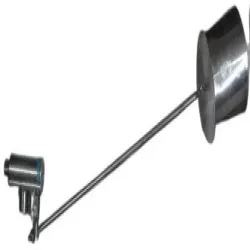 Manual Steels SS Float Valve, Color white