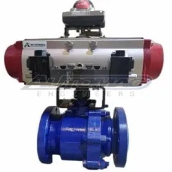 Pneumatic Ball Valve, Valve Size 4 inch
