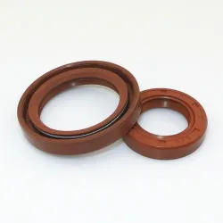 Nitrile Rubber NBR Double Spring Oil Seal, Material Silicone