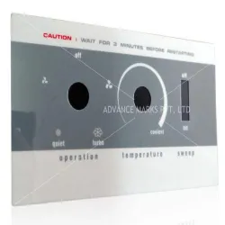 Front Panel UV Printed With 3M, Surface Finish Polished