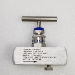 MSI Stainless Steel TC Valve, Material Stainless Steel