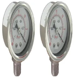 Camozzi Pressure Gauge, Material Steel