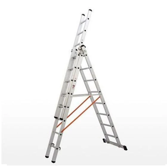 Skymaster Industrial Ladder — Powder coated 4 wheels