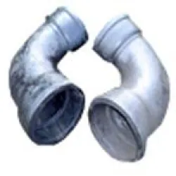 Cast Iron Pressure Pipe Fittings Flanged 45Degree Bend, Connection Socket Spigot Flanged
